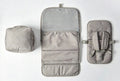 Portable Changing Pad Diaper Pad for Newborn Girl & Boy - Waterproof Foldable Changing Pad - Baby Changing Pad with Smart Wipes Pocket Baby Gift by Professor Frog (Grey)